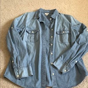 JCrew Chambray Button Up